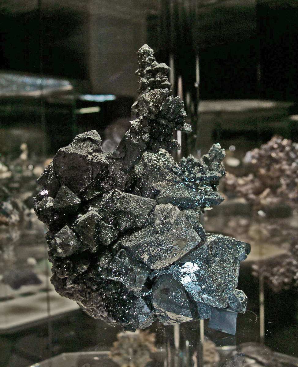 Hematite replacing magnetite crystals from Patagonia, Argentina
